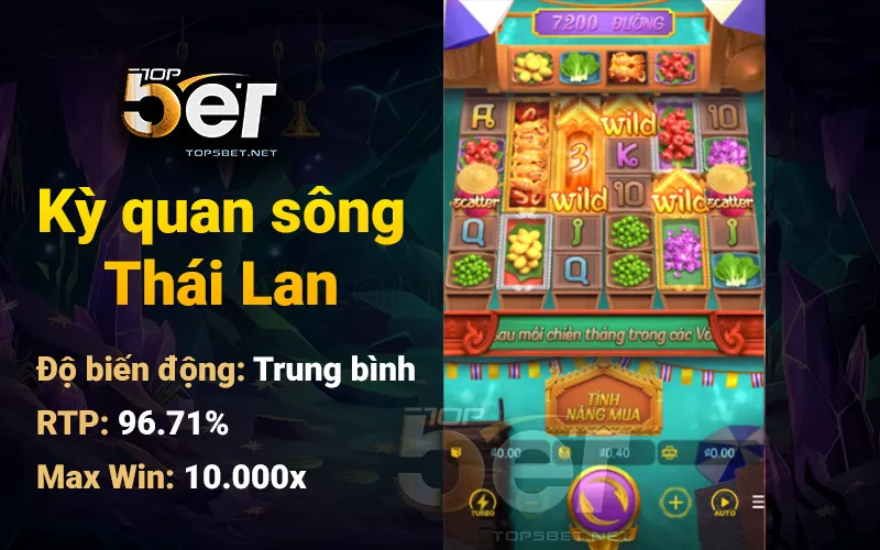Top 10 Game Nổ Hũ Uy Tín 2026 - Giao Diện Hấp Dẫn, Thuật Toán Xanh Chín, RTP Cao 8 Kỳ quan sông Thái Lan